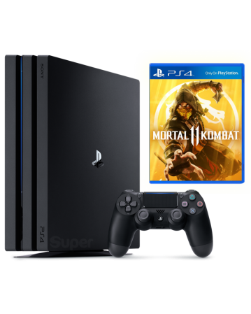 Sony Playstation 4 PRO 1TB  + Mortal Kombat 11 NAUDOTAS