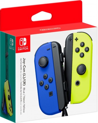 Nintendo Switch Joy Con Pair Blue Yellow NAUJAS