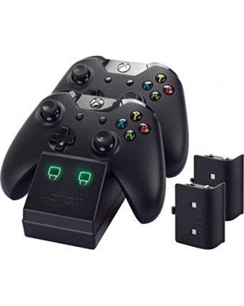 Xbox One Dvigubas Pultelių Pakrovėjas + 2 Baterijos NAUJAS