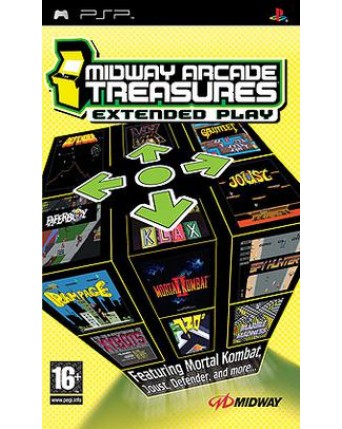 Midway Arcade Treasures Extended Play Psp naudotas