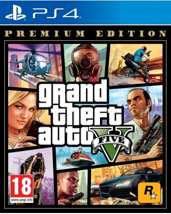 Grand Theft Auto V (GTA V) Premium Edition Ps4 NAUJAS