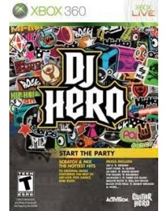 DJ Hero Xbox 360 NAUDOTAS