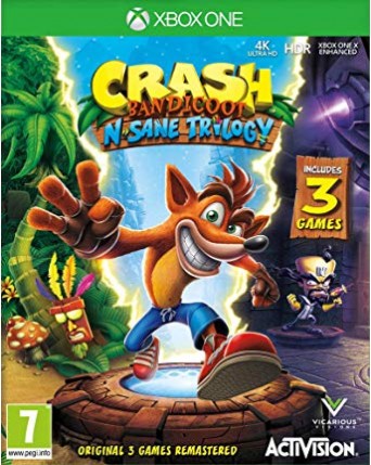 Crash Bandicot N Sane Trilogy Xbox One NAUJAS